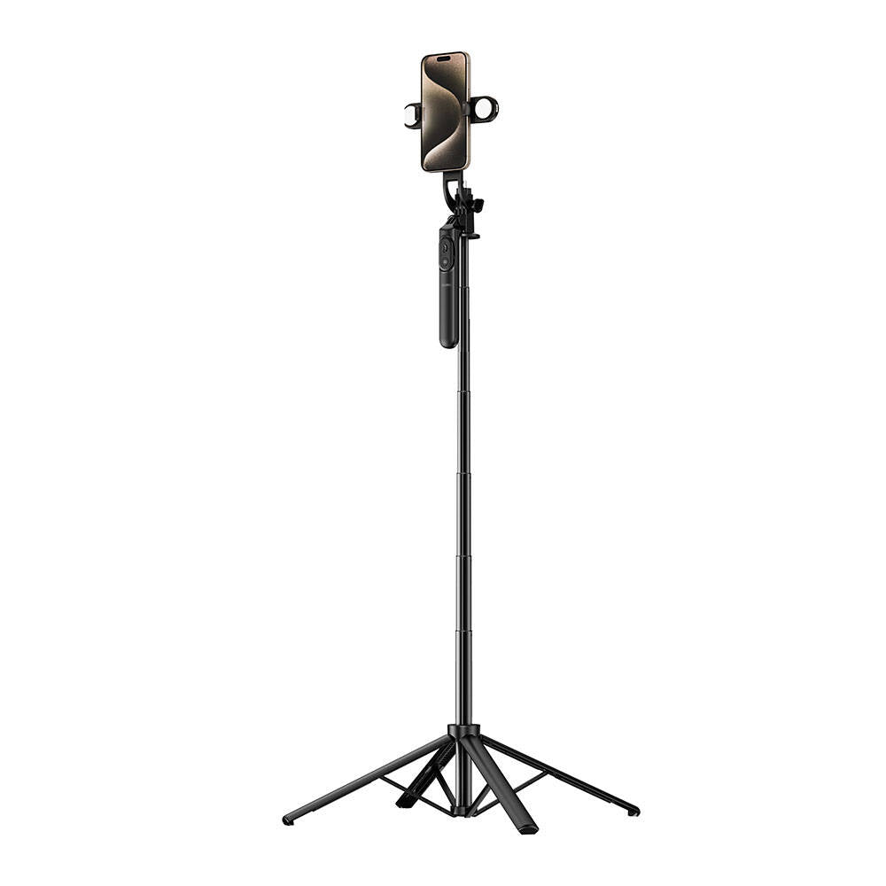 Wiwu Wi-SE012 Canlı Yayın Dolgu Işıklı Teleskopik Tripod ve Selfie Çubuğu Wiwu Wi-SE012 Canlı Yayın Dolgu Işıklı Teleskopik Tripod ve Selfie Çubuğu